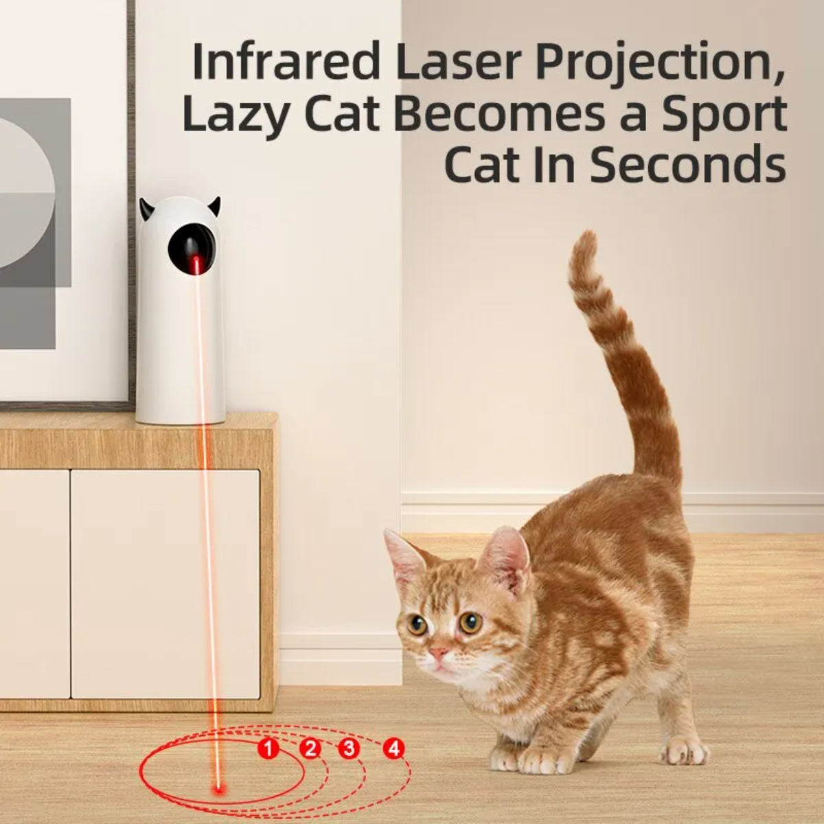 Automatic Cat Toy – Interactive Smart LED Laser
