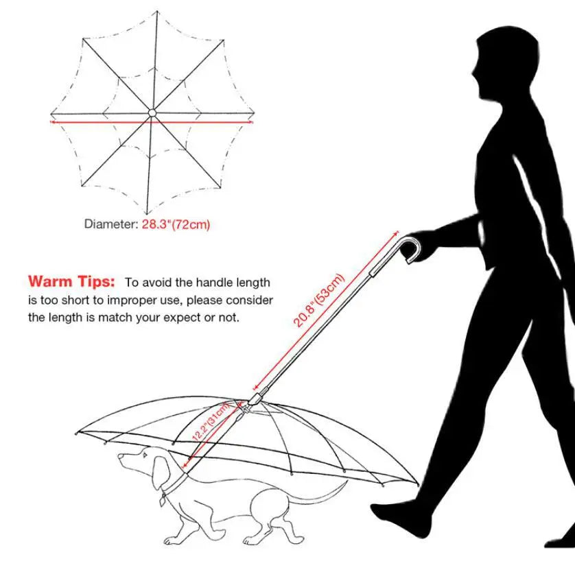 FurryPalace™ Mist - Dog Umbrella Leash