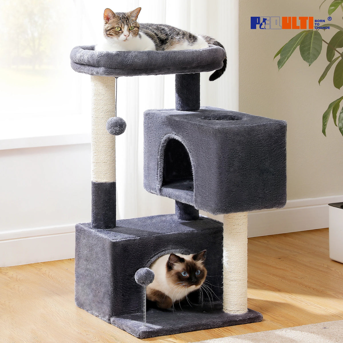 FurryPalace™ Alto - Cat Tree Tower