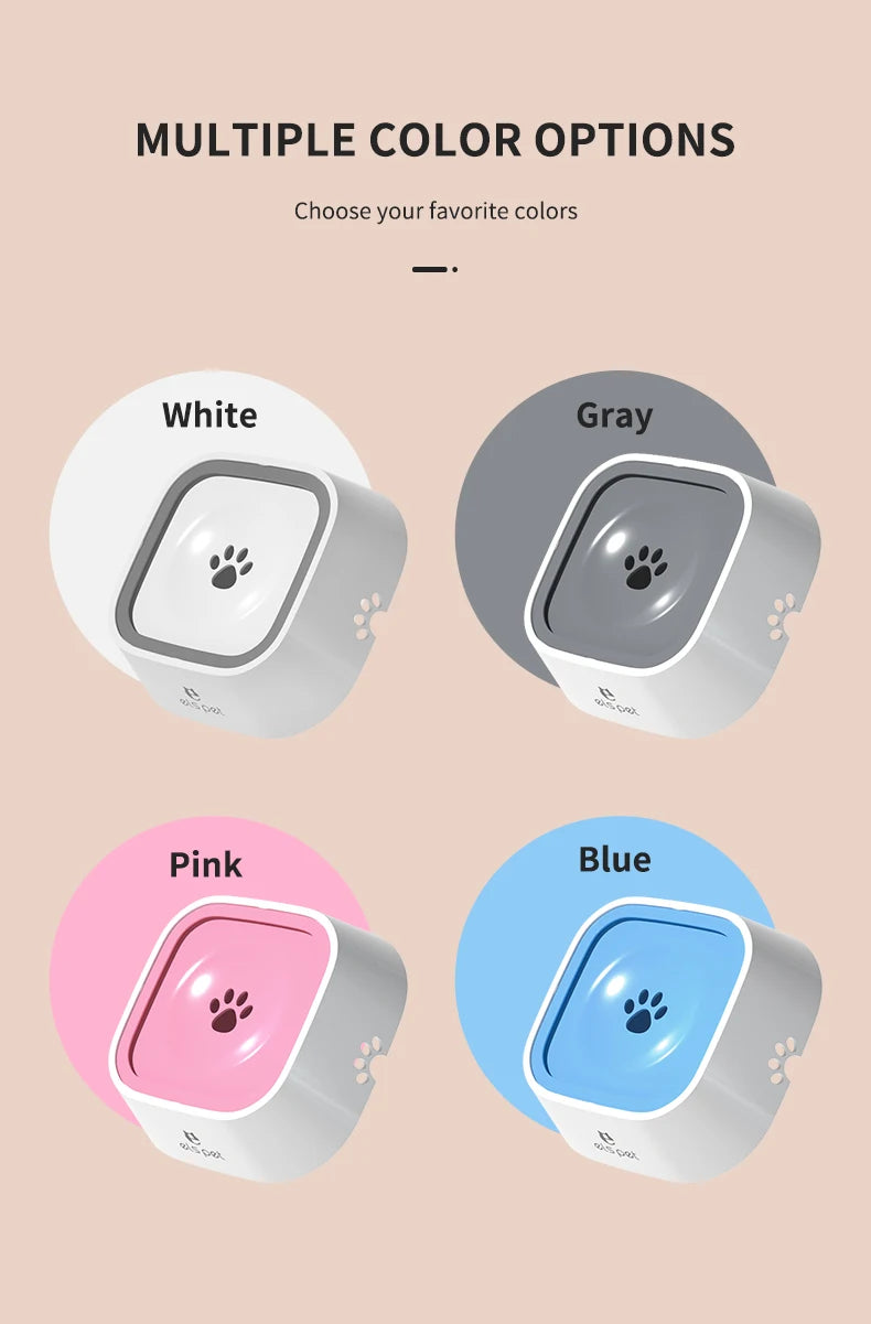 Dog Drinking Water Bowl with Floating Design - Non-Wetting, Non-Skid, Large Capacity   1