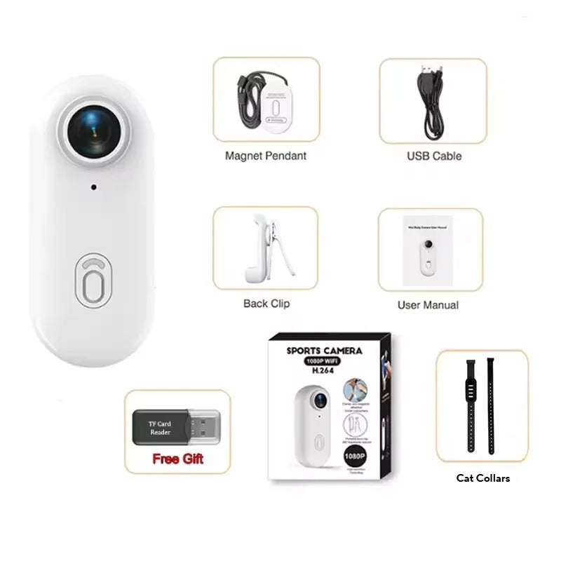 FurryPalace™ Scout - HD Pet Collar Camera