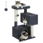 Cat Tree for Large Cats Cat Tower for Indoor Cats up to 10kg with 2 Large Condos Cat Scratching Posts and Large Cat Perch