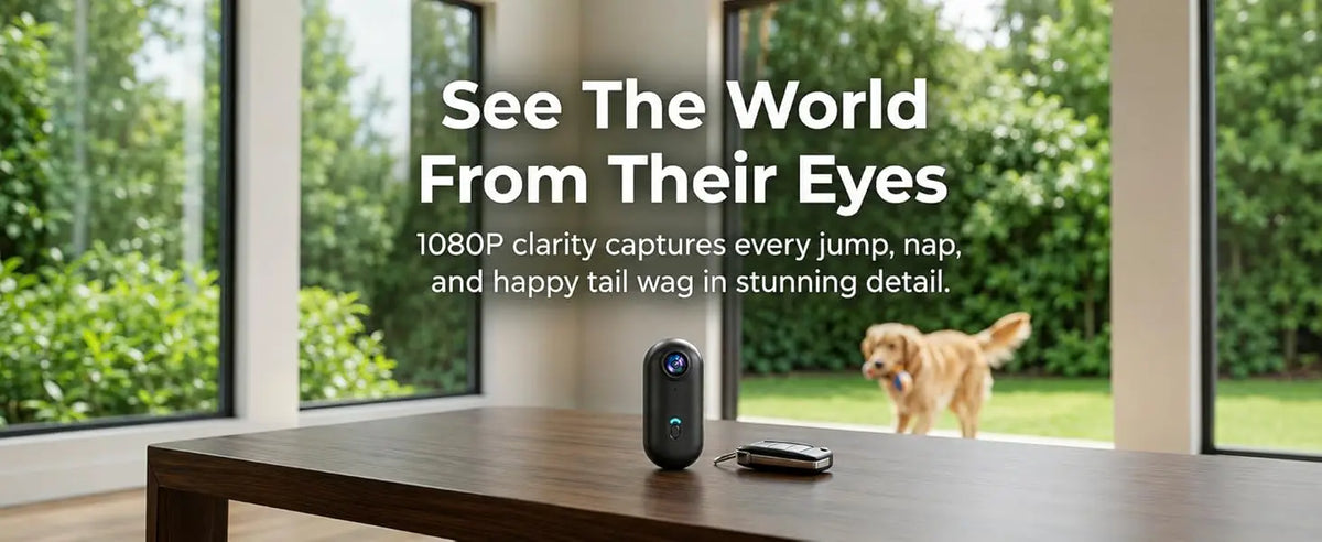 FurryPalace™ Scout - HD Pet Collar Camera