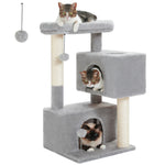 Cat Tree for Large Cats Cat Tower for Indoor Cats up to 10kg with 2 Large Condos Cat Scratching Posts and Large Cat Perch