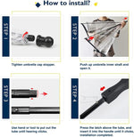 FurryPalace™ Mist - Dog Umbrella Leash