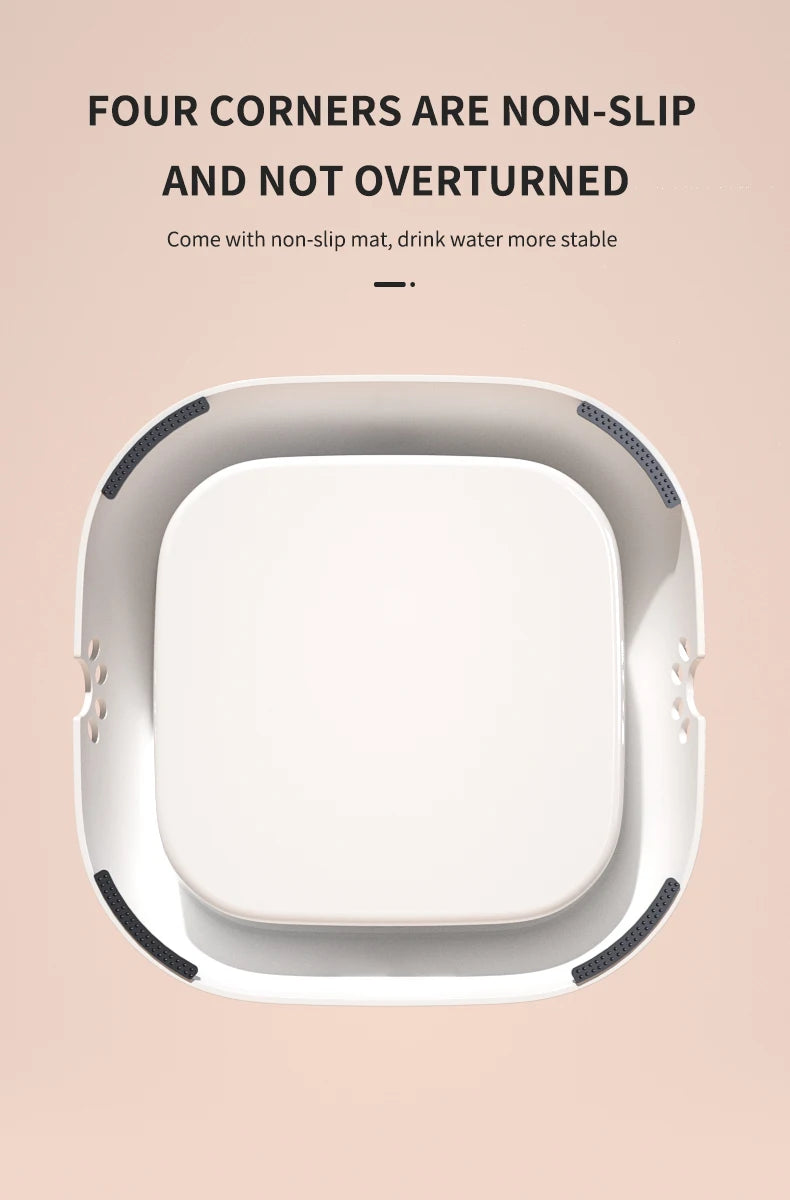 Dog Drinking Water Bowl with Floating Design - Non-Wetting, Non-Skid, Large Capacity   1