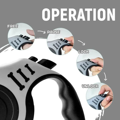 FurryPalace™ FlexGuard Retractable Dog Leash