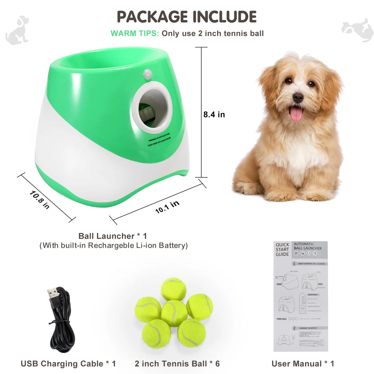 FurryPalace™ Launch - Automatic Ball Launcher