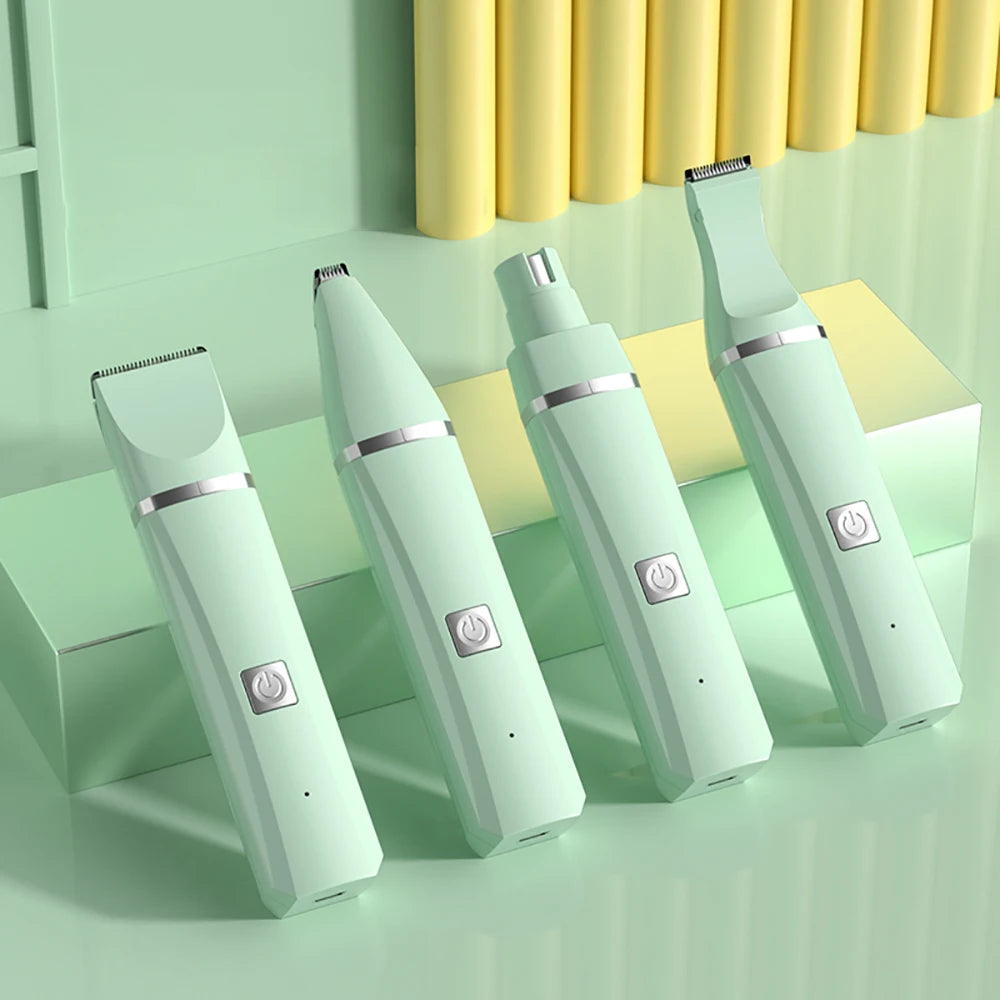 Dog Clipper 3 in 1 Pet Electric Hair Shaver With Cat Nail Grinder Trimmer Dog's Haircut Grooming Tools Pet Fader Cat Claw Cutter