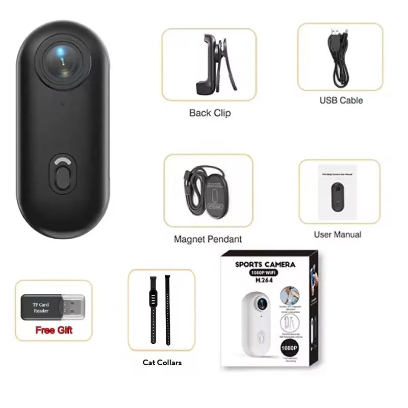 FurryPalace™ Scout - HD Pet Collar Camera